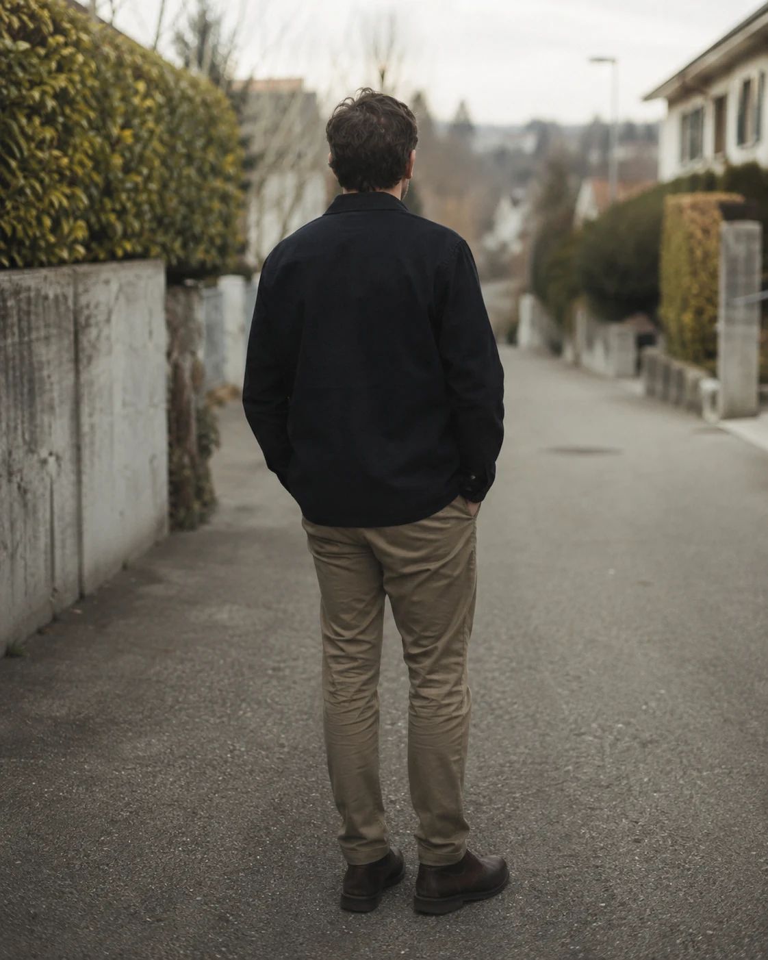 Daniel Edelsteiner, von hinten fotografiert